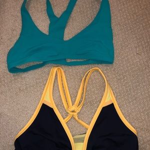 Lululemon Waterproof sport bras! Like new!